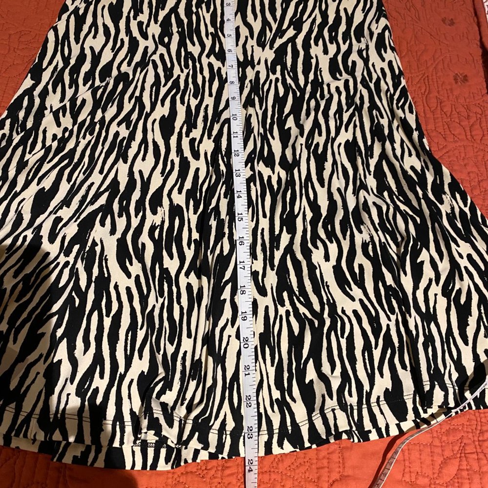 Flouncy Zebra Skirt